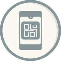 icono de vector de código qr