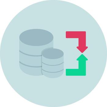 Data Migration Vector Icon