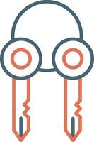 Surrogate Key Vector Icon