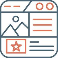 Landing Page Vector Icon