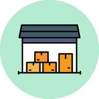 Warehouse Vector Icon