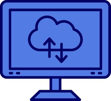 Cloud Computing Vector Icon
