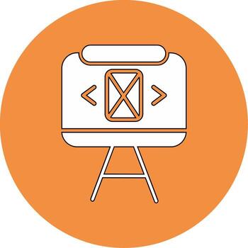 presentación vector icono