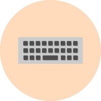 icono de vector de teclado