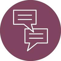 Conversation Vector Icon