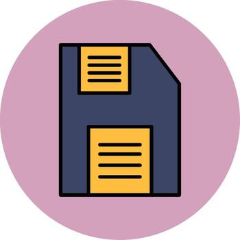 Floppy Disk Vector Icon