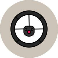 Steering Wheel Vector Icon