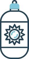 Sun Cream Vector Icon