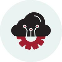 Cloud Computing Vector Icon