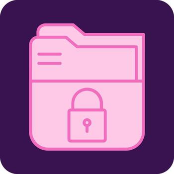 icono de vector de cifrado de datos
