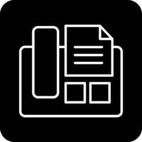 Fax Machine Vector Icon