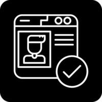 Verified Profile Vector Icon