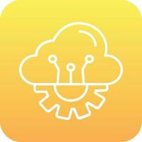 Cloud Computing Vector Icon