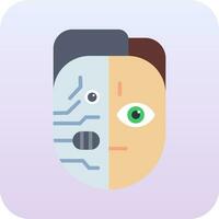 Cyborg Vector Icon