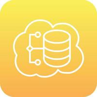 Cloud Data Vector Icon