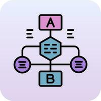Flowchart Vector Icon