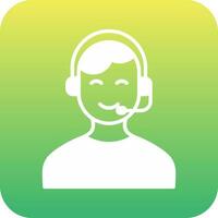 Customer Service Agent  Vector Icon