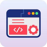 icono de vector de codificación