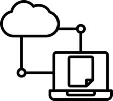 icono de vector de transferencia de datos