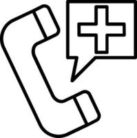 Emergency Call Vector Icon