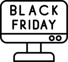 Black Friday Vector Icon