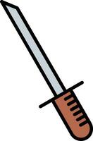 icono de vector de katana