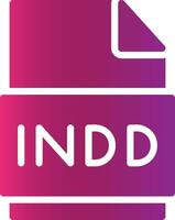 Indd File Creative Icon Design vector