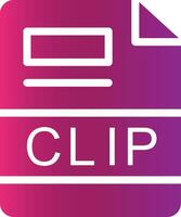 CLIP Creative Icon Design vector