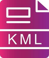 KML Creative Icon Design vector