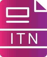 ITN Creative Icon Design vector