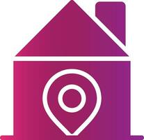 Home Location Creative Icon Design vector