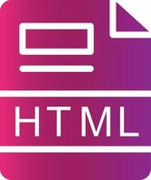 HTML Creative Icon Design vector