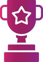 Trophy Creative Icon Design vector