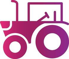 Tractor Creative Icon Design vector