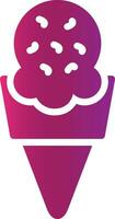 Ice Cream Creative Icon Design vector