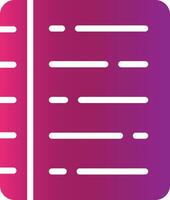Glyph Gradient Design vector