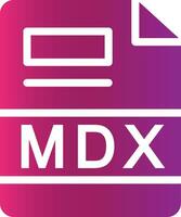 MDX Creative Icon Design vector