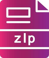 zip Creative Icon Design vector