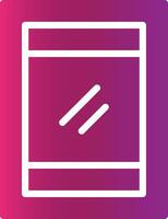 Glyph Gradient Design vector