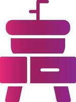 Glyph Gradient Design vector