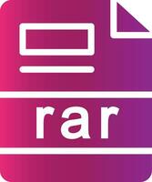 rar Creative Icon Design vector