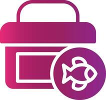 Tackle Box Creative Icon Design vector