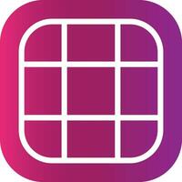 Grid Creative Icon Design vector