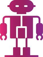 diseño de icono creativo robot vector