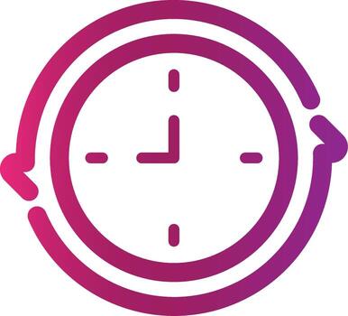 glifo degradado diseño vector