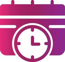 Deadline Creative Icon Design vector