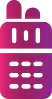Walkie Talkie Creative Icon Design vector