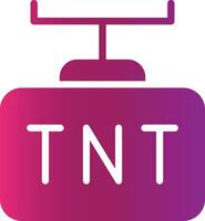 diseño de icono creativo tnt vector