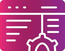 Browser Creative Icon Design vector