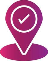 Correct Creative Icon Design vector